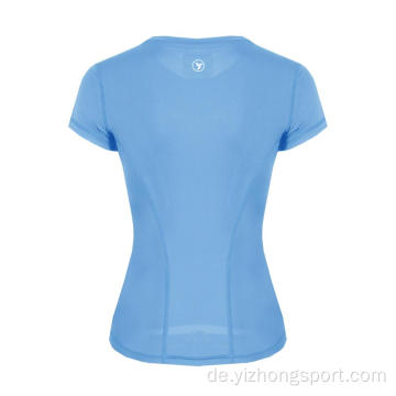 Feuchtigkeitsableitendes Dry Fit Damen T-Shirt atmungsaktiv
